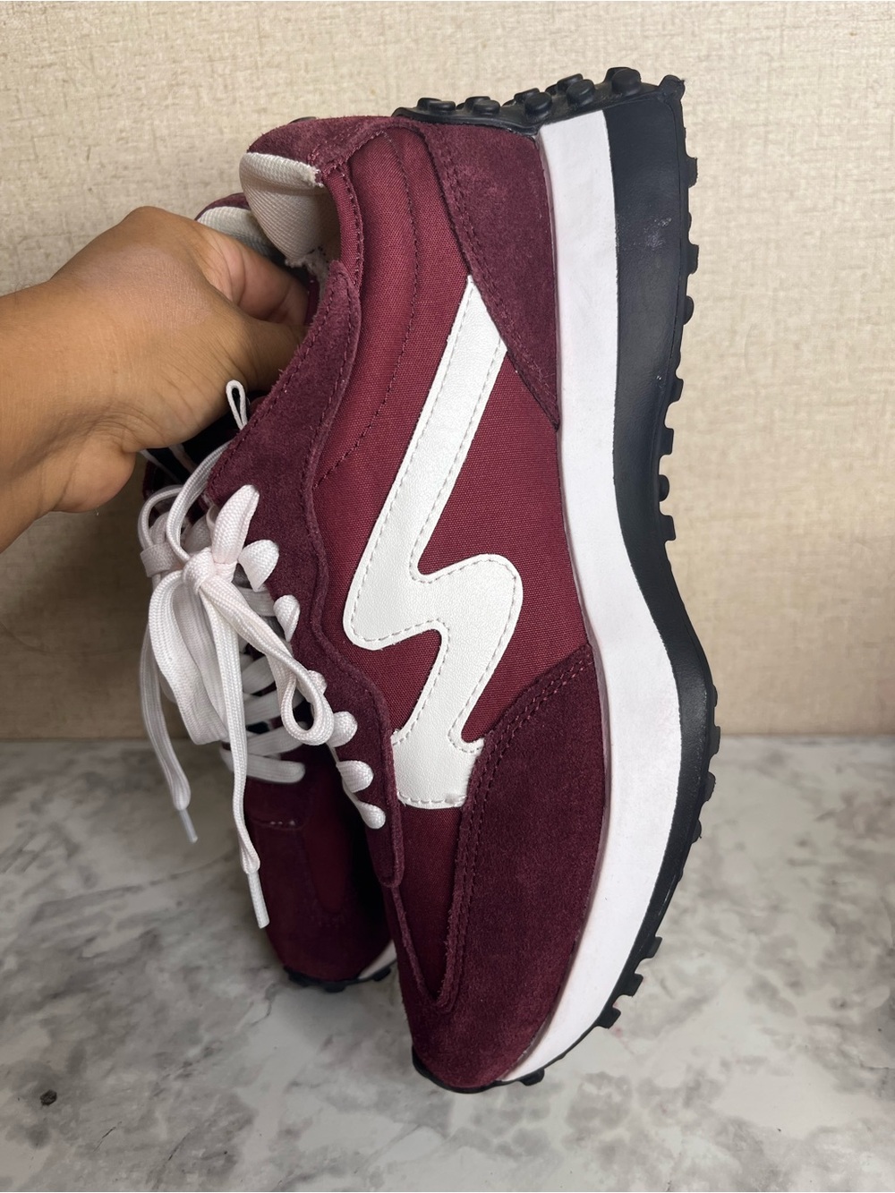 Steve Madden Campo lifestyle sneakers in wine